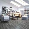 6.5mm Smoked Grey Effect Luxury Vinyl Click Flooring