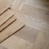 Riviera Click 14/3 x 150mm Natural Rustic Oak Herringbone Engineered Flooring