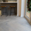 Riviera Click 14/3 x 150mm Grey Brushed Oak Herringbone Engineered Flooring