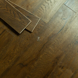 New York 14/3 x 190mm Antique Brown Oak Distressed Premium Engineered Flooring