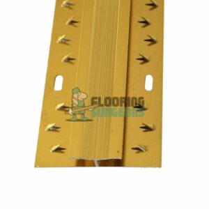 Carpet To Carpet Dual Grip Gold Aluminium Doorbar Profile Strip