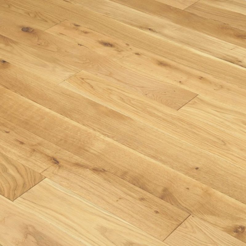 Alabama 125mm Natural Brushed & Oiled Oak Solid Wood Flooring