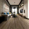 6.5mm Antique Smoked White Effect Luxury Vinyl Click Flooring