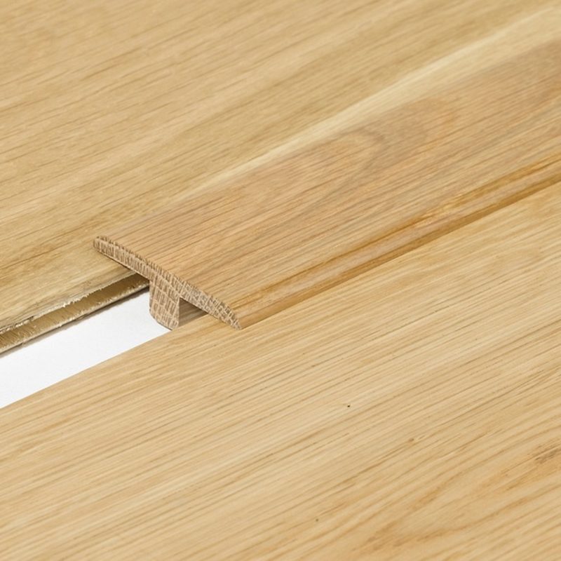 Solid Oak T Profile Threshold Door Strip 0.9m