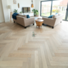 Dolcevita 14/3 x 90mm Light Pale Oak Herringbone Engineered Flooring