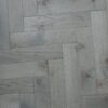 Riviera 18/4 x 90mm Grey Waxed Haze Oak Herringbone Engineered Flooring
