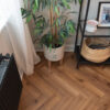 Fusion Herringbone 12mm Smoked Oak 4V Laminate Flooring