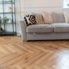 Fusion Herringbone 12mm Smoked Oak 4V Laminate Flooring