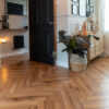 Fusion Herringbone 12mm Smoked Oak 4V Laminate Flooring