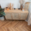 Fusion Herringbone 12mm Smoked Oak 4V Laminate Flooring