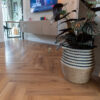 Fusion Herringbone 12mm Smoked Oak 4V Laminate Flooring