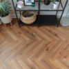 Fusion Herringbone 12mm Smoked Oak 4V Laminate Flooring