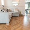 Fusion Herringbone 12mm Smoked Oak 4V Laminate Flooring