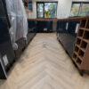 Fusion Herringbone 12mm Grey Beige Oak 4V Laminate Flooring