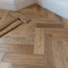 Riviera 18/3 x 80mm SMALL Natural Oak Herringbone Engineered Flooring