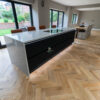 Riviera 14/3 x 90mm Smoked Limed Oak Herringbone Engineered Flooring