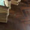 Riviera 18/3 x 80mm SMALL Dark Chocolate Oak Herringbone Engineered Flooring