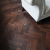 Riviera 18/3 x 80mm SMALL Dark Chocolate Oak Herringbone Engineered Flooring