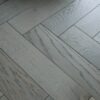 Riviera 18/4 x 90mm Grey Waxed Haze Oak Herringbone Engineered Flooring