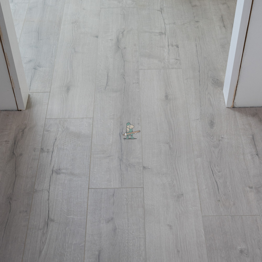 Fusion Classic 12mm Embossed Grey Oak 4V Laminate Flooring