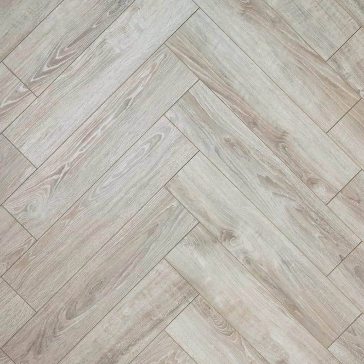 Nature AC6 Herringbone 12mm Pearl Oak Laminate Flooring