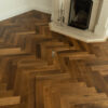 ZigZag 14/3 x 90mm Double Smoked Oak Herringbone Engineered Flooring