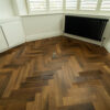 ZigZag 14/3 x 90mm Double Smoked Oak Herringbone Engineered Flooring