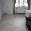 Fusion Herringbone 12mm Embossed Grey Oak 4V Laminate Flooring