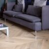 Dolcevita Chevron 10/4 x 90mm Seashell Oak Engineered Flooring