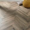 Dolcevita Herringbone 8mm Frozen Dark Oak 4V Laminate Flooring