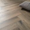 Dolcevita Herringbone 8mm Frozen Dark Oak 4V Laminate Flooring