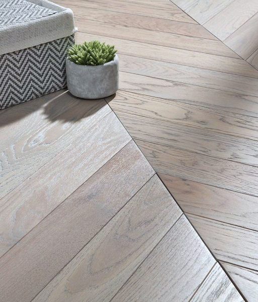 Dolcevita Chevron 10/4 x 90mm Misty Grey Oak Engineered Flooring