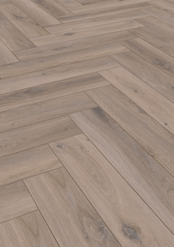 Dolcevita Herringbone 8mm Frozen Oak 4V Laminate Flooring