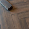 Dolcevita Herringbone 8mm Espresso Oak 4V Laminate Flooring