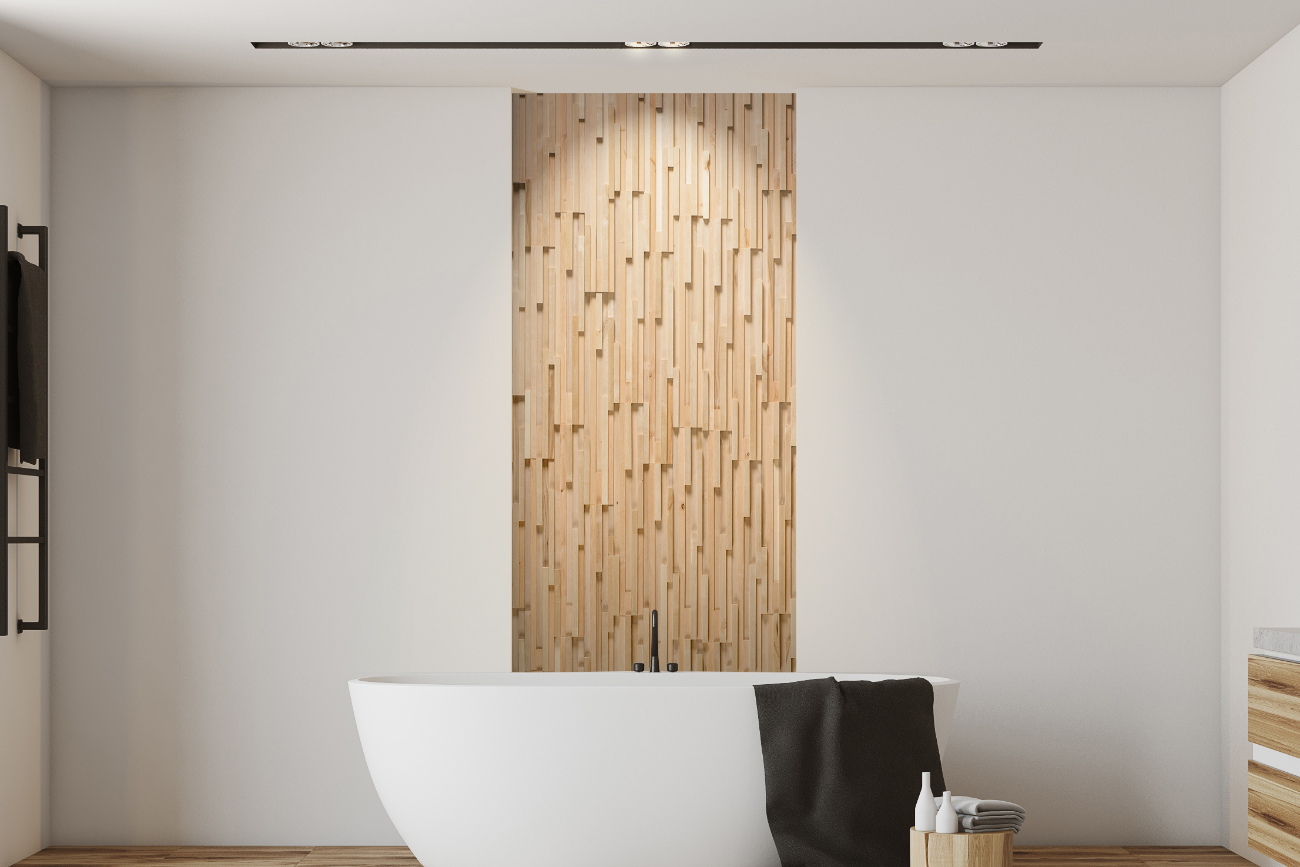 Florence 3D Deep Reclaimed Real Wood Panel Wall Cladding