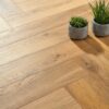 Dolcevita Herringbone 8mm Natural Oak 4V Laminate Flooring