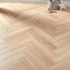 Dolcevita Herringbone 8mm Pale Light Oak 4V Laminate Flooring