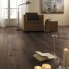 Premium 12mm Vintage Dark Oak 4V Groove Laminate Flooring