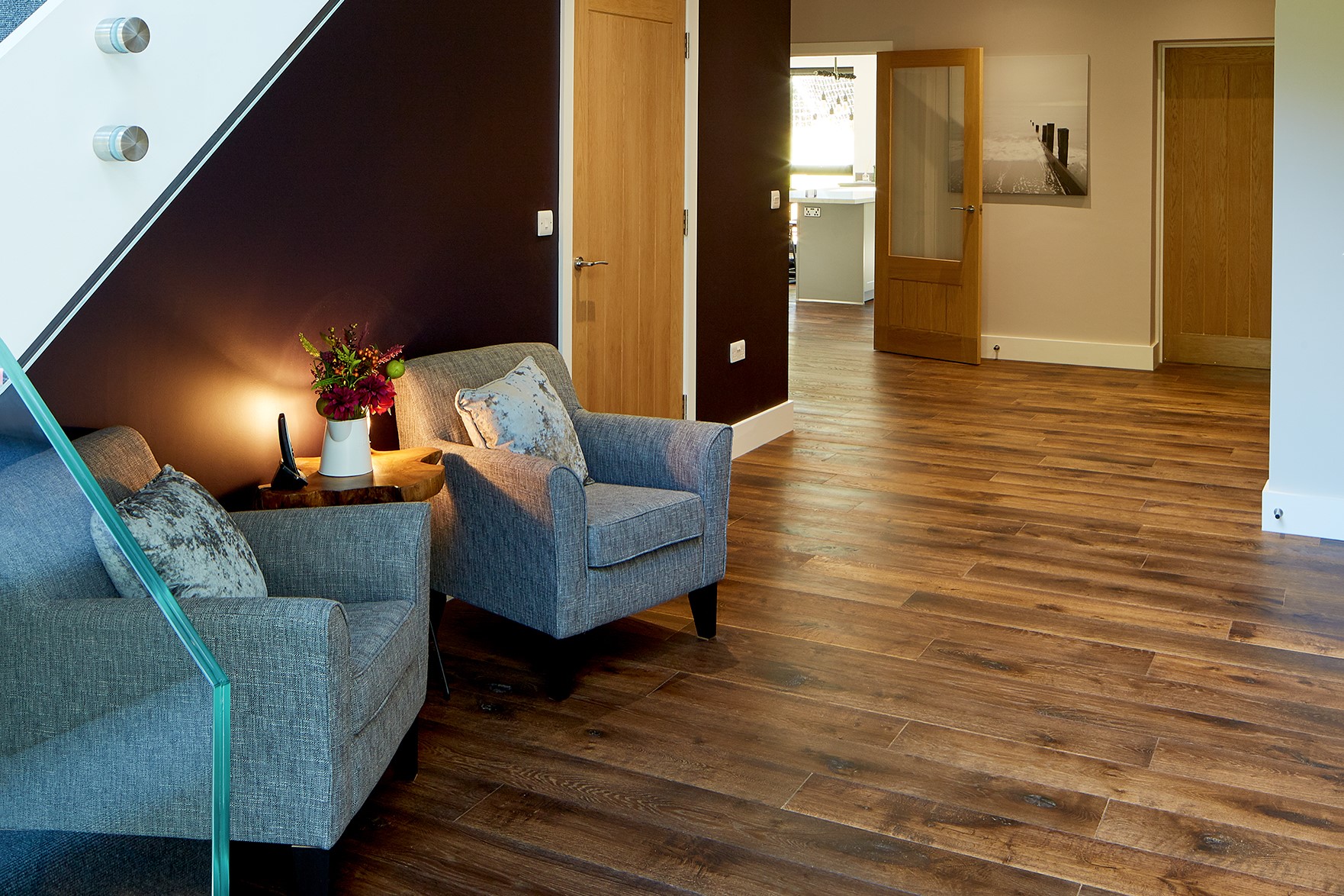 Nevada 14/3 x 190mm Double Smoked Engineered Flooring