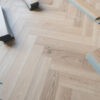 Pro Herringbone 5mm Smoked Lime Oak Luxury Vinyl Click Flooring