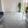 Pro Herringbone 5mm Light Grey Oak Luxury Vinyl Click Flooring