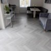 Pro Herringbone 5mm Light Grey Oak Luxury Vinyl Click Flooring