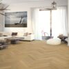 Pro Herringbone 5mm Rustic Shortbread Oak Luxury Vinyl Click Flooring