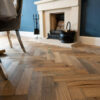 Riviera 18/5 x 90mm Rustic Cottage Oak Herringbone Engineered Flooring