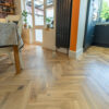 Riviera 18/5 x 90mm Pale Invisible Oak Herringbone Engineered Flooring