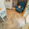 Riviera 18/5 x 90mm Pale Invisible Oak Herringbone Engineered Flooring