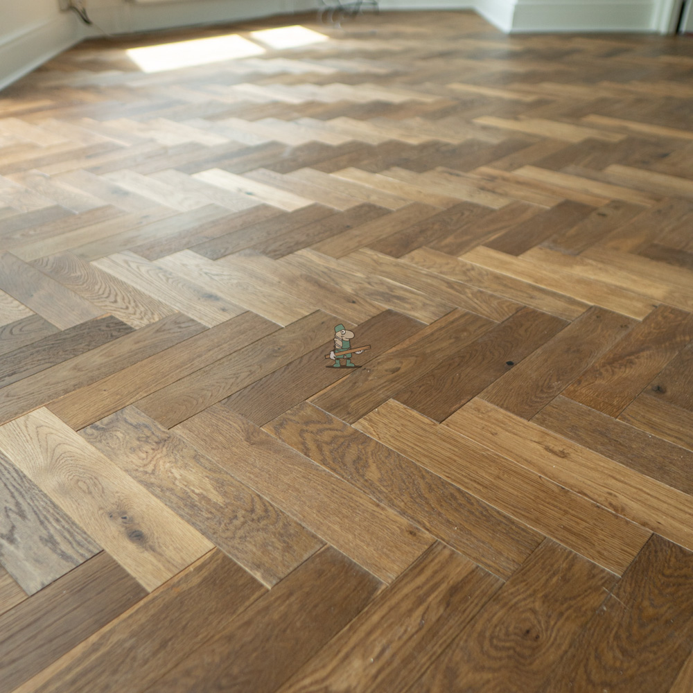 Nature 15/4 x 90mm Smokey Ammonia Oak Herringbone Engineered Flooring