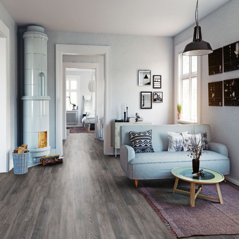 Home Classic 8mm Highland Grey Oak 4V Laminate Flooring