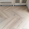 Nevada 14/3 x 90mm Pale Invisible Oiled Oak Chevron Engineered Flooring