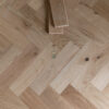 Riviera 18/4 x 90mm Pale Invisible Oak Herringbone Engineered Flooring